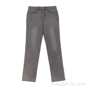 Jeans en tricot de coton pour hommes